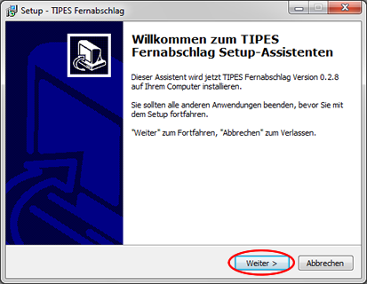 Insatllationsschritt 3